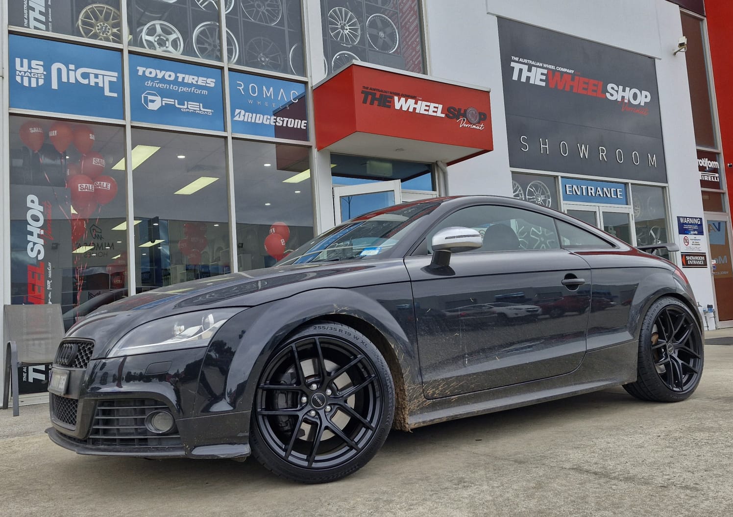 AUDI TT WITH ROMAC WHEELS |  | AUDI